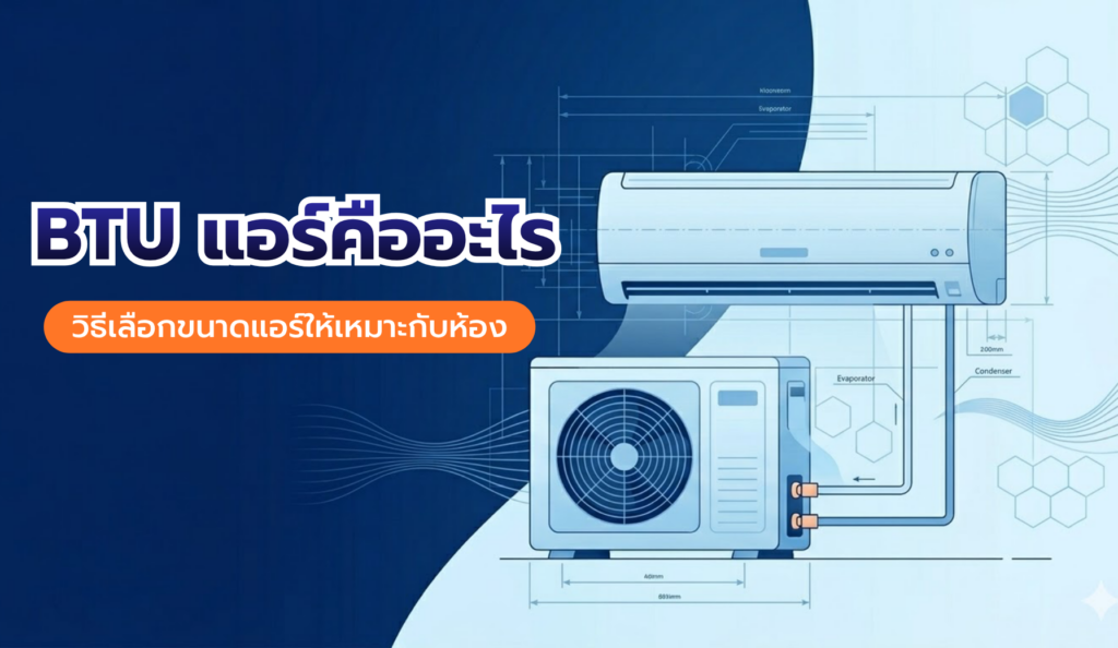BTU แอร์คืออะไร