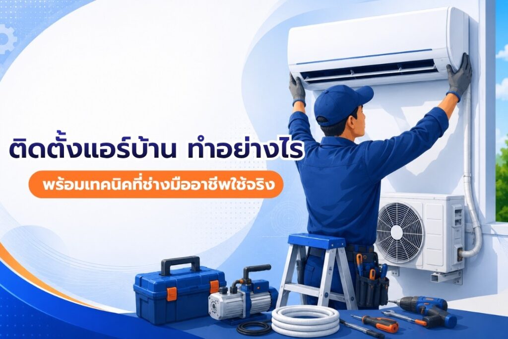 ติดตั้งแอร์บ้าน