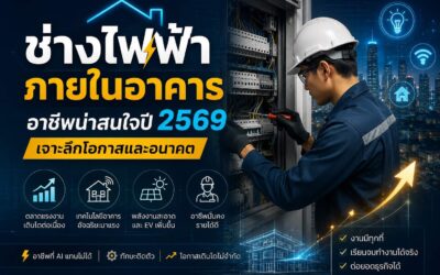 ช่างไฟฟ้าภายในอาคาร อาชีพน่าสนใจปี 2569 เจาะลึกโอกาสและอนาคต